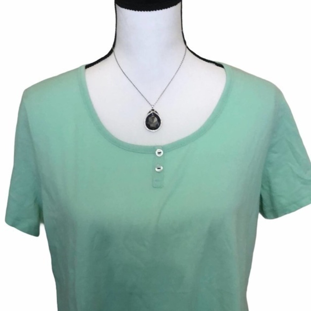 JOCKEY Mint Green Short Sleeve Crew T-Shirt XL